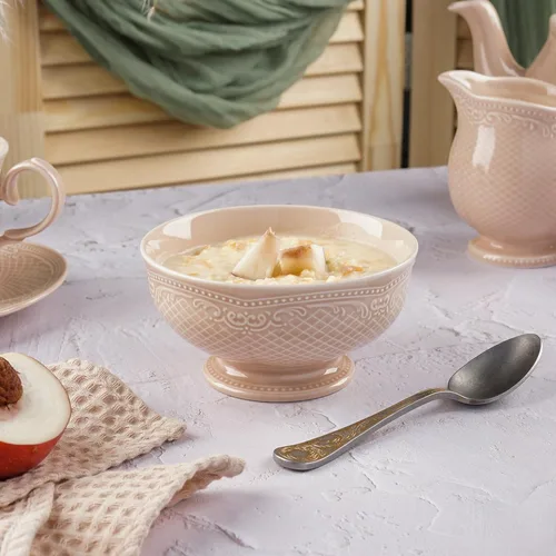 Салатник  300 мл d 12 см h6,1 см емкость для закусок Aristocrat Peach Tea Noble [6]