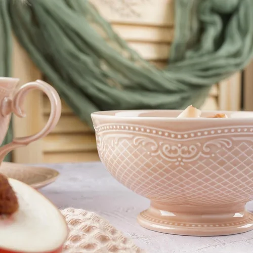 Салатник  300 мл d 12 см h6,1 см емкость для закусок Aristocrat Peach Tea Noble [6]