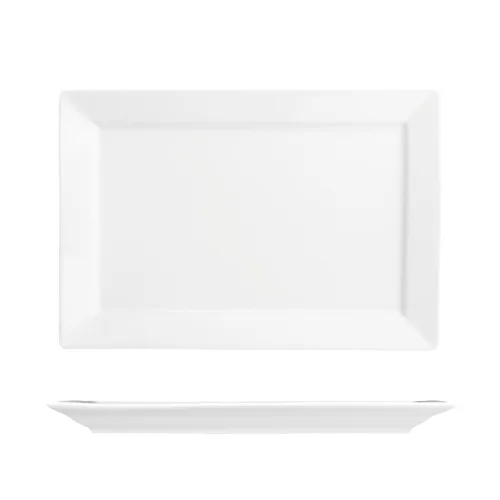 Блюдо прямоугольное 30*20 см h2,5 см белое фарфор P.L. Proff Cuisine [4]