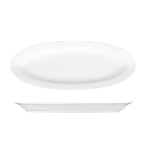 Блюдо овальное 35*13,5 см h3,3 см белое фарфор P.L. Proff Cuisine [3]
