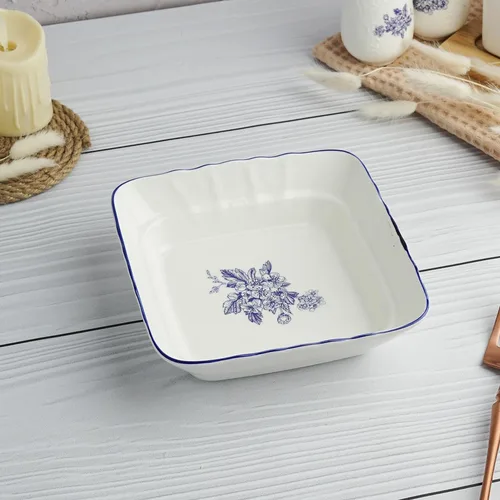 Салатник 400 мл 16*16 см h4,5 см квадратный Sea Flower P.L. Proff Cuisine [6]