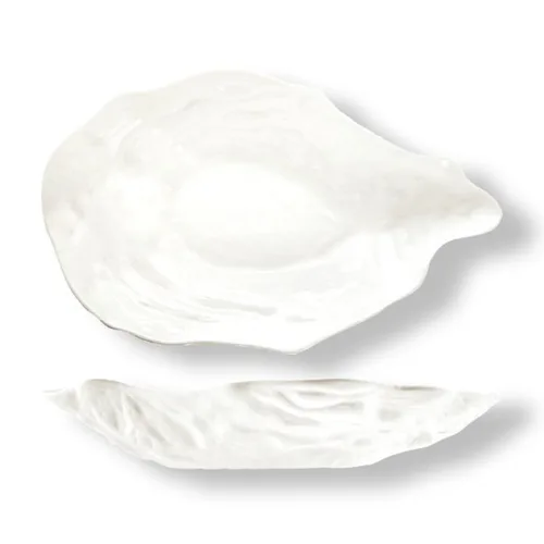 Салатник 2400 мл 50*30 см h8 см овальный Oyster белый фарфор P.L. Proff Cuisine [1]