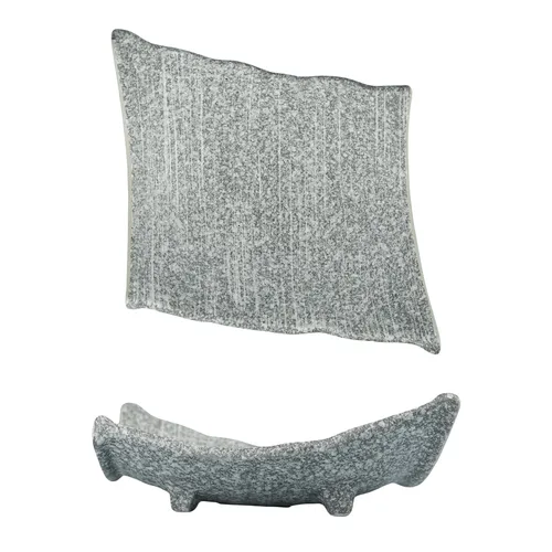 Блюдо прямоугольное 19*17 см h6,8 см Side Up4 Stone Untouched Taiga P.L. Proff Cuisine [1]