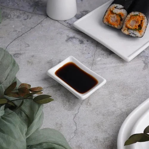 Соусник  20 мл 7,2*4,8 см h1,8 см прямоуг. белый фарфор P.L. Proff Cuisine [6]