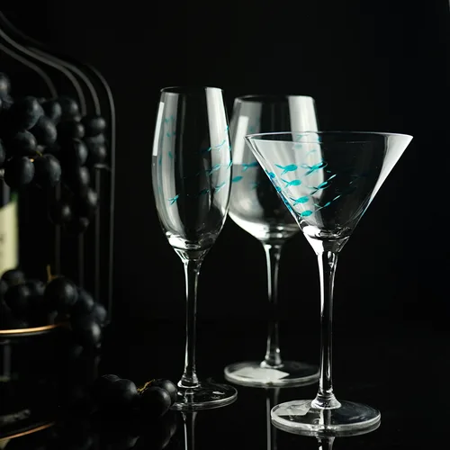 Рюмка коктейльная 280 мл Мартини "Abyss" декор d 11,5 см h18,5 см P.L. - BarWare [4]