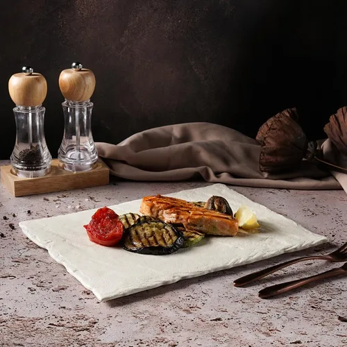 Блюдо прямоугольное 34*24*1 см Elephant Ivory P.L. Proff Cuisine [3]