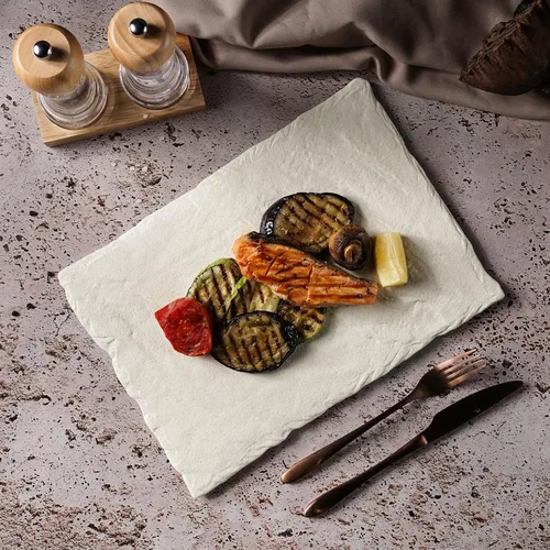 Блюдо прямоугольное 34*24*1 см Elephant Ivory P.L. Proff Cuisine [3]