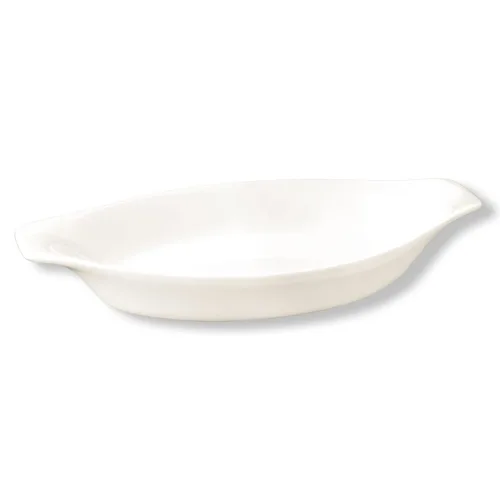 Блюдо овальное 21,5*11,5 см с ручками белое фарфор P.L. Proff Cuisine [9]