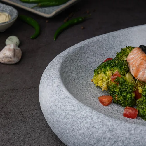 Блюдо овальное 26*20 см h6 см 300 мл Stone Untouched Taiga P.L. Proff Cuisine [1]