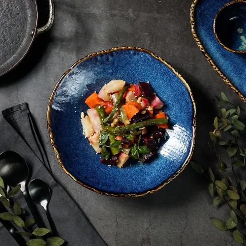 Салатник  620 мл d 21,7 см h5,3 см Aqua Blue P.L. Proff Cuisine [6]