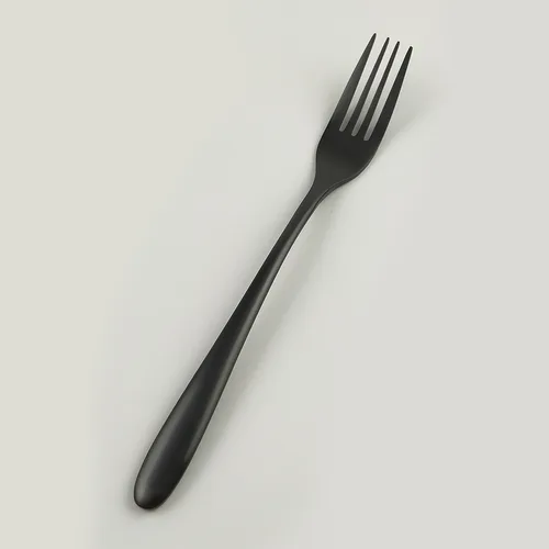 Вилка столовая 21,5 см матовая черный цвет PVD Alessi-Black P.L. [12]