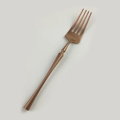 Вилка столовая 21 см матовая цвет медь PVD 1920-Copper P.L. [12]