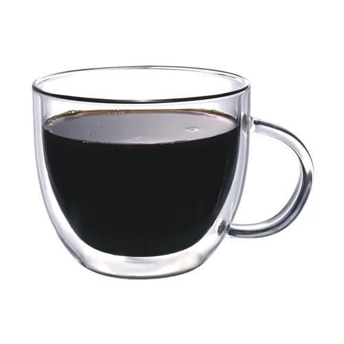 Кружка 350 мл Hemisphere Coffee прозрачная набор 2 шт. d 9 см h10 см термостекло P.L. [1]