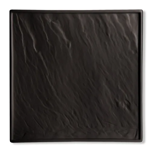 Блюдо квадратное 22*22 см Relief Black фарфор P.L. Proff Cuisine [4]