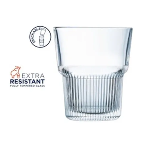 Стакан Олд Фэшн 300 мл "Starline" Tempered Glass d 8,5 /5,2*5,2 см h10 см Arcoroc [12]