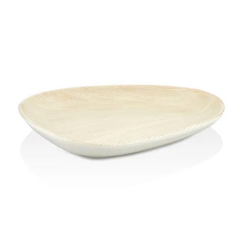 Тарелка 26*22,5 см h2,7 см овальная Velho Island Ivory By Bone Innovation [6]