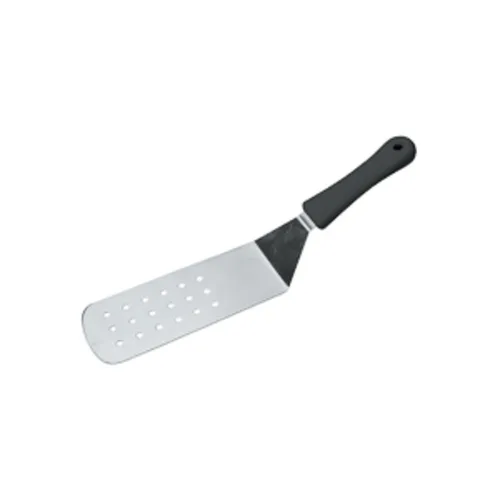 Лопатка 20*7,6 см перфорированная 37 см нерж. с пласт. ручкой P.L. Proff Cuisine