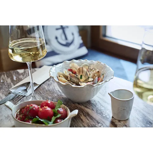 Соусник молочник  58 мл d 5,5 см h5,5 см круглый керамика Gray Frutti di Mare P.L. [6]