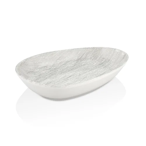 Блюдо овальное 19*13 см h3,2 см Ombra Island Gray By Bone Innovation [6]