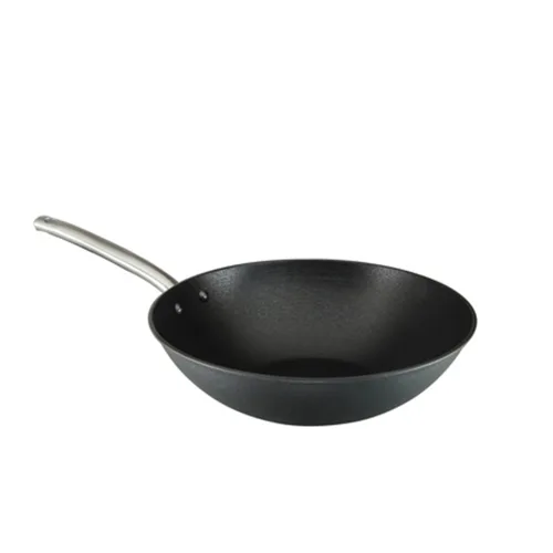 Сковорода Вок (WOK) 30 см h 7,5 см облегченный чугун ИНДУКЦИЯ P.L. Proff Cuisine