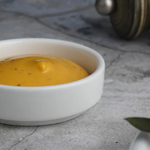 Соусник  40 мл d 7,1 см h2 см круглый белый фарфор P.L. Proff Cuisine [6]