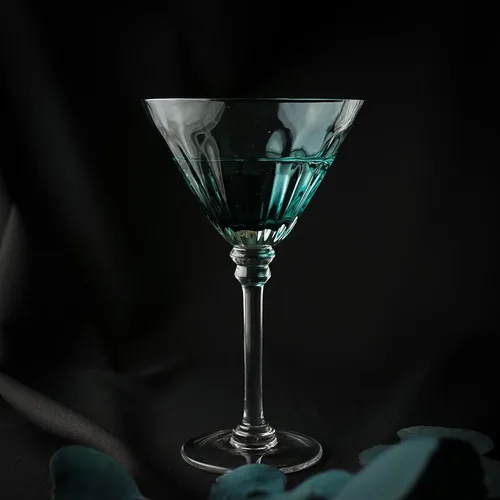 Рюмка коктейльная 350 мл Мартини голубая "Azure" d 12,5 см h19,5 см P.L. - BarWare [4]