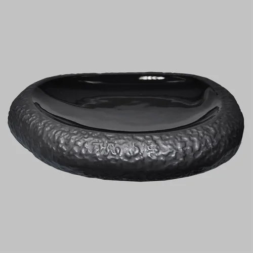 Блюдо овальное 28*22 см h6 см Organic Black P.L. Proff Cuisine [3]