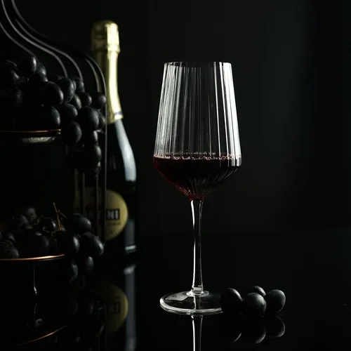 Бокал для вина 485 мл "Streak Optical" d 8,6/6,5 см h24,5 см P.L. - BarWare [6]