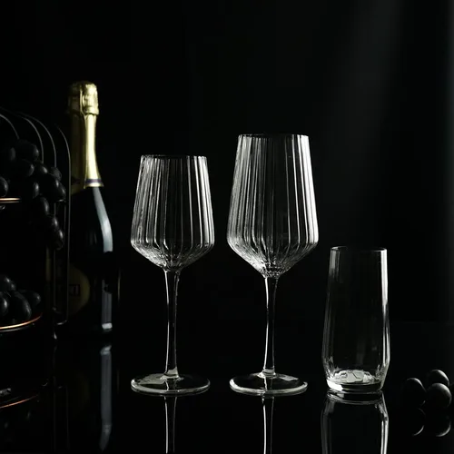 Бокал для вина 485 мл "Streak Optical" d 8,6/6,5 см h24,5 см P.L. - BarWare [6]