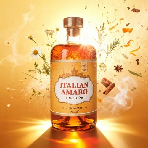 Напиток ликер безалкогольный ITALIAN AMARO 0,7л Tinctura Anima