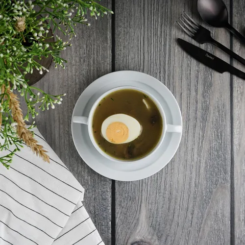 Бульонная пара 320 мл d 11 см h5,5 см белая Glory Eco Stackable P.L. Proff Cuisine [6]