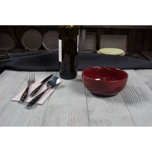 Салатник  630 мл d 15 см h6 см Evolution Dark Red P.L. Proff Cuisine [1]