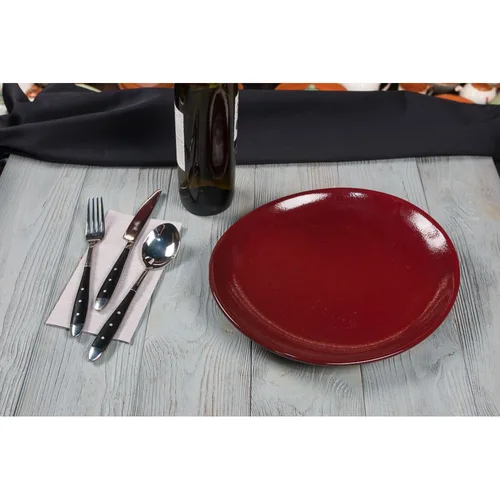 Блюдо овальное 30*26,5 см h2,8 см Evolution Dark Red P.L. Proff Cuisine [1]