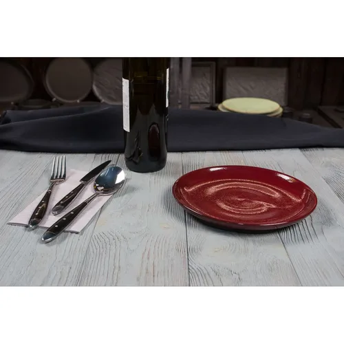 Тарелка d 20 см h2 см Evolution Dark Red P.L. Proff Cuisine [6]