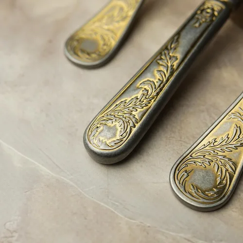 Нож десертный 20,7 см матовый с золотом Lord Vintage Style P.L. Proff Cuisine [12] 