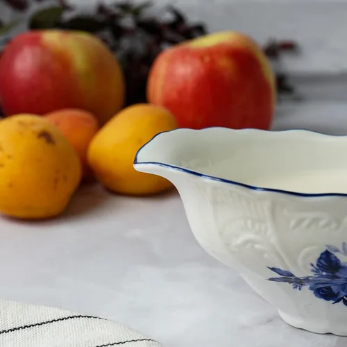 Соусник 150 мл 12*5,9 см h7,1 см с ручкой фарфор Blue Flower P.L. Proff Cuisine [1]