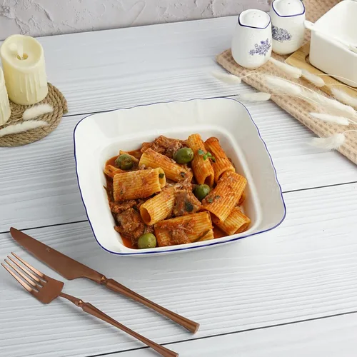 Салатник 800 мл 20*20 см h5,2 см квадратный Sea Flower P.L. Proff Cuisine [6]