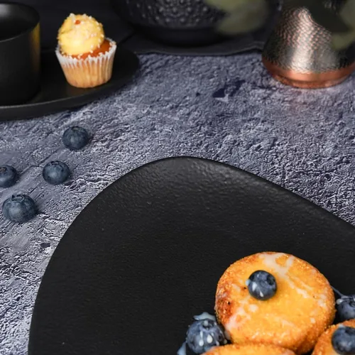 Блюдо овальное 29*20 см h3 см Side Up Smooth Black Raw Stellar P.L. Proff Cuisine [3]