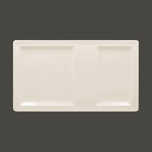 Тарелка прямоугольная 2-секционная RAK Porcelain Classic Gourmet 37*21 см