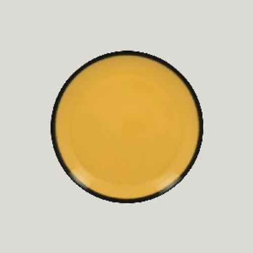 Тарелка круглая RAK Porcelain LEA Yellow 27 см (желтый цвет)