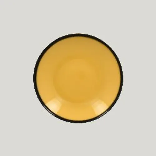 Тарелка-салатник RAK Porcelain LEA Yellow 26 см, высота 5 см, 1,2 л (желтый цвет)