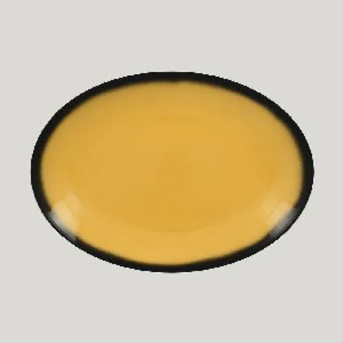 Блюдо овальное RAK Porcelain LEA Yellow 36 см (желтый цвет)