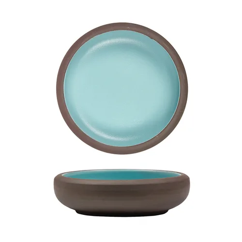 Салатник  400 мл d 15,8 см h4,5 cм емкость для закусок Blue Matt New Brown Taiga P.L. [6]