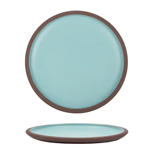 Тарелка d 20,5 см h1,8 cм Blue Matt New Brown Taiga P.L. [6]