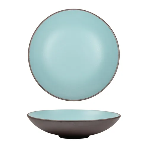 Салатник  800 мл d 23 см h5,5 cм Blue Matt New Brown Taiga P.L. [1]