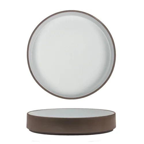 Салатник 600 мл d 22 cм h4,4 cм White Matt New Brown Taiga P.L. [4]