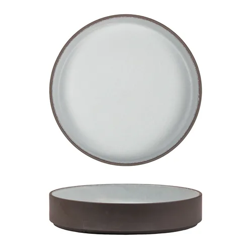 Салатник 600 мл d 19,7 cм h4 cм White Matt New Brown Taiga P.L. [6]