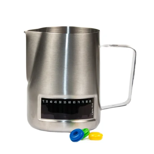 Питчер молочник 480 мл с инд. темп. Coffee Classic Pro d 8,3/7,1 см h10,7 см нерж. P.L.- Barbossa