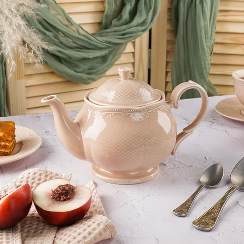 Чайник 1100 мл d 15,5 см h11,2 см Aristocrat Peach Tea Noble [1]