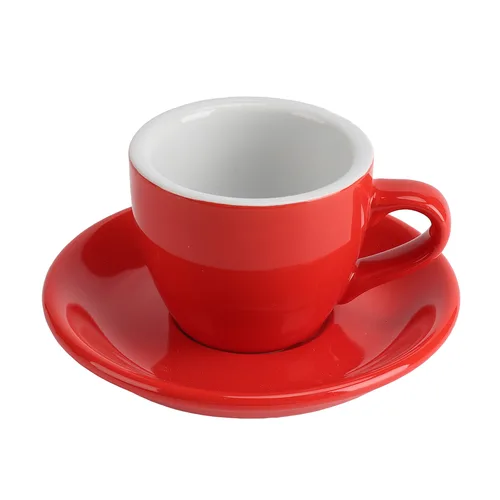 Кофейная пара  80 мл красная d 6,5 см h5,5 см Barista (Бариста) P.L. Proff Cuisine [6]
